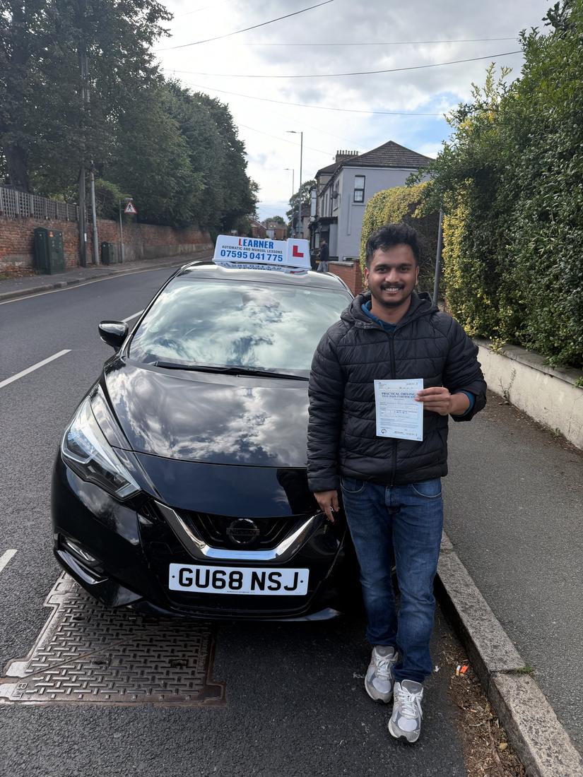 Student who passed with Murad Driving School