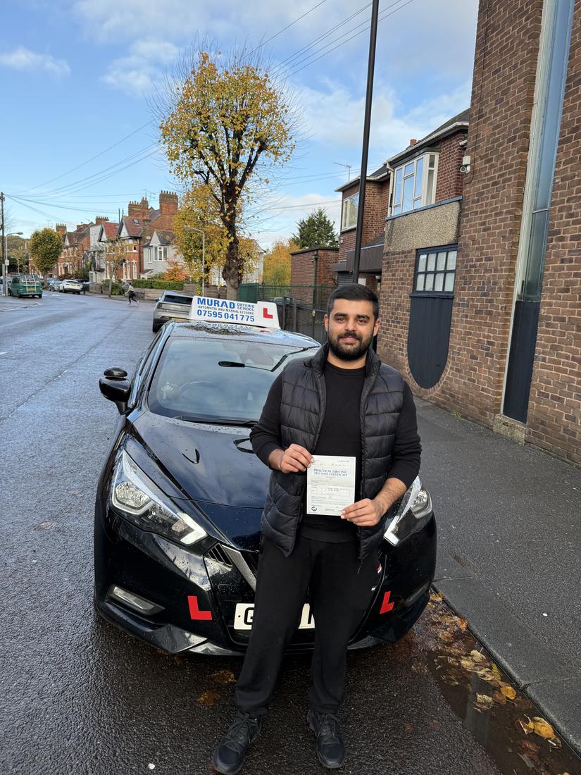 Student who passed with Murad Driving School