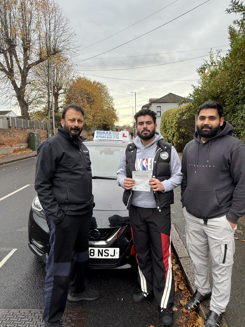 Student who passed with Murad Driving School