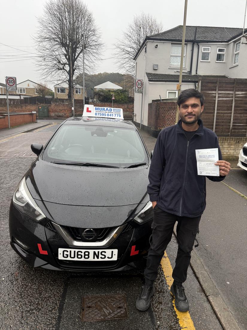 Student who passed with Murad Driving School