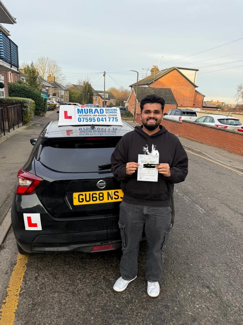 Student who passed with Murad Driving School