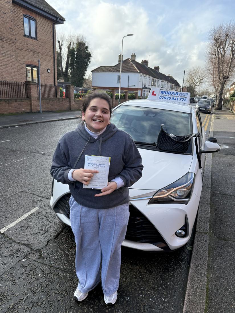 Student who passed with Murad Driving School