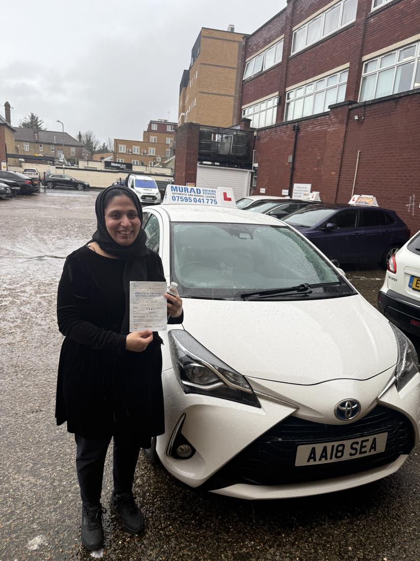 Student who passed with Murad Driving School
