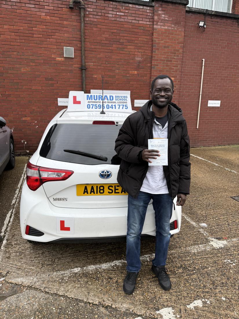 Student who passed with Murad Driving School