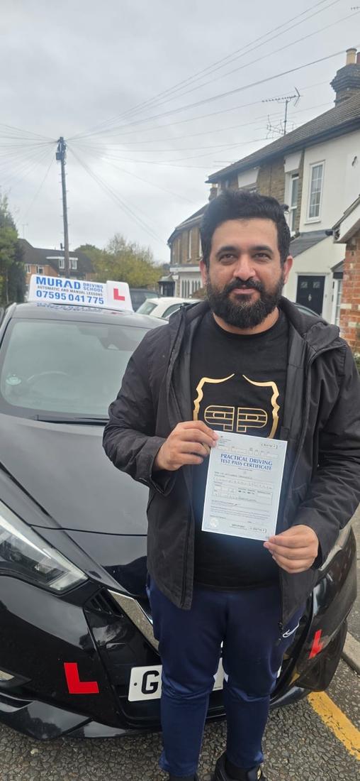 Student who passed with Murad Driving School